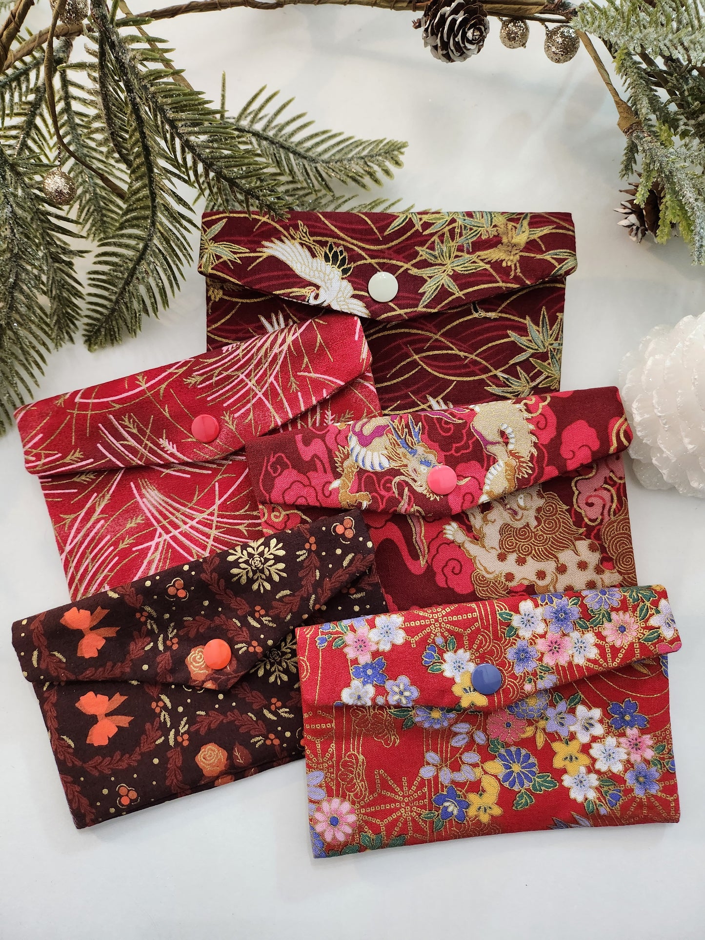 Petites pochettes " style japonais"