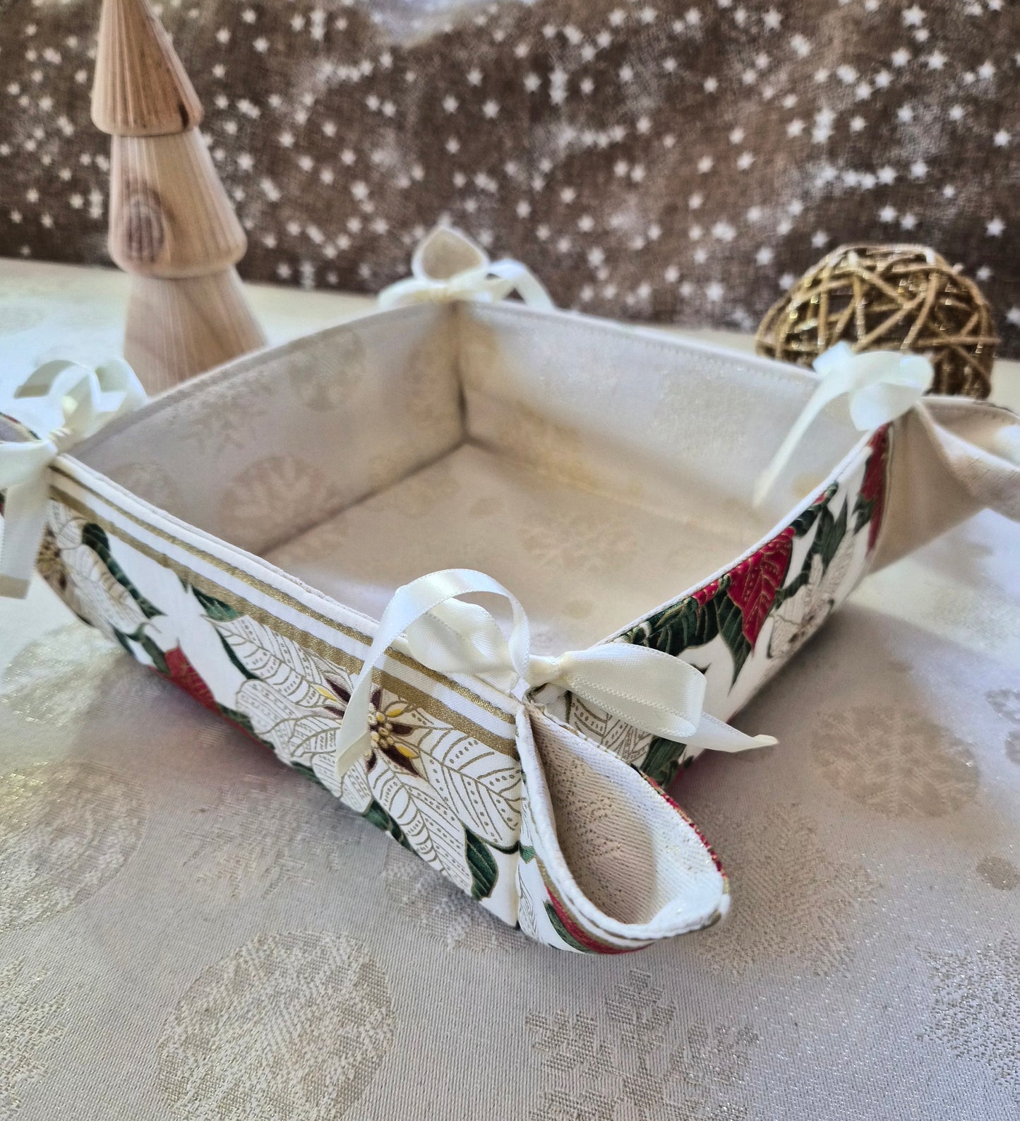 Panières réversibles en tissu