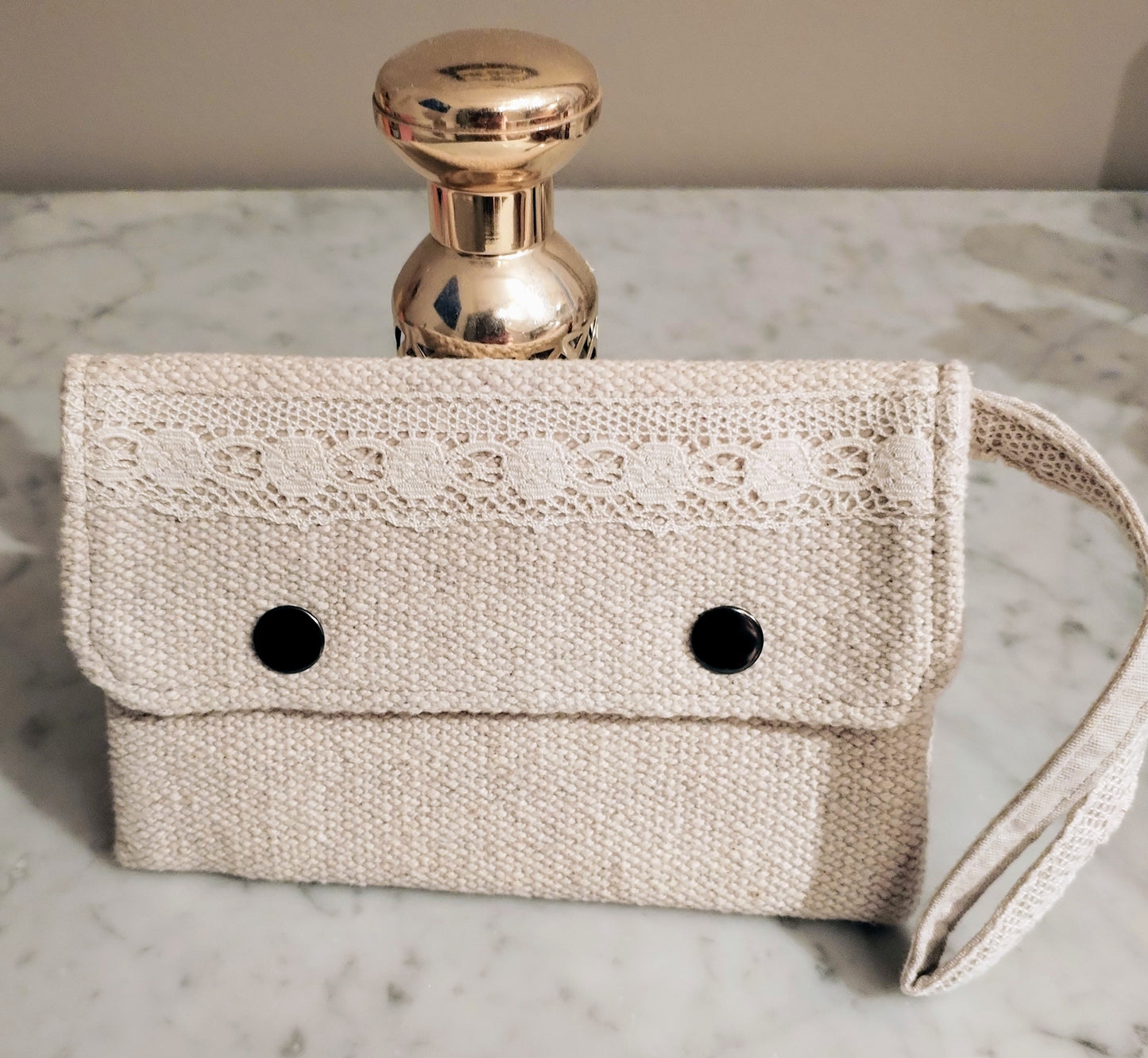 Petites pochettes tissu avec dragonne