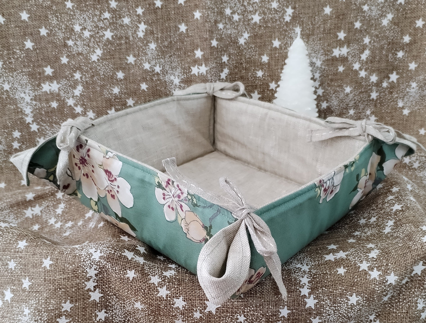 Panières réversibles en tissu