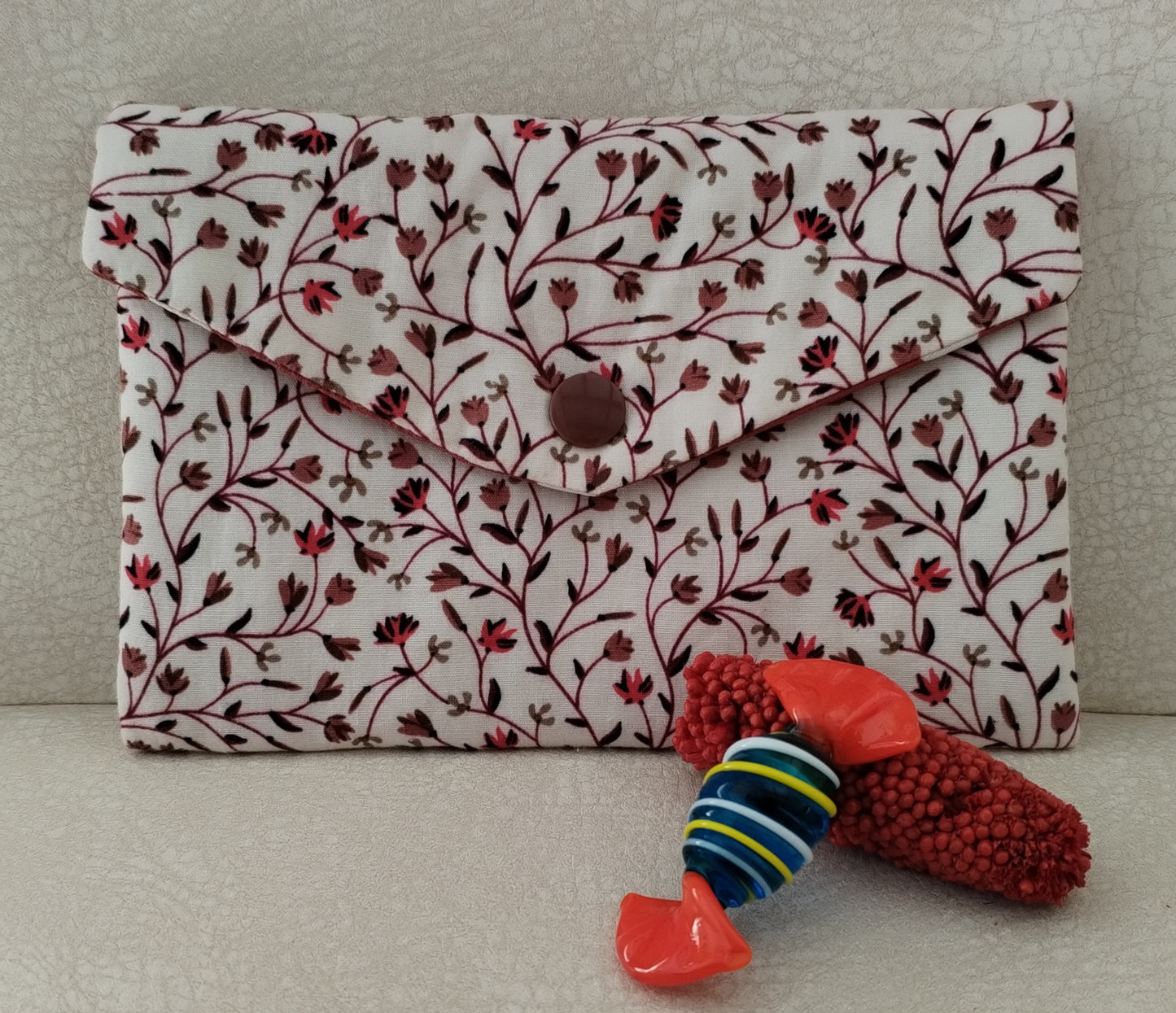 Pochette "portefeuille" double compartiment