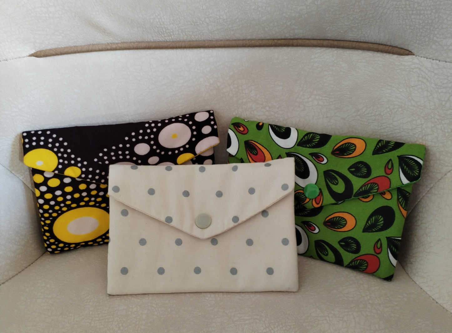 Pochette "portefeuille" double compartiment